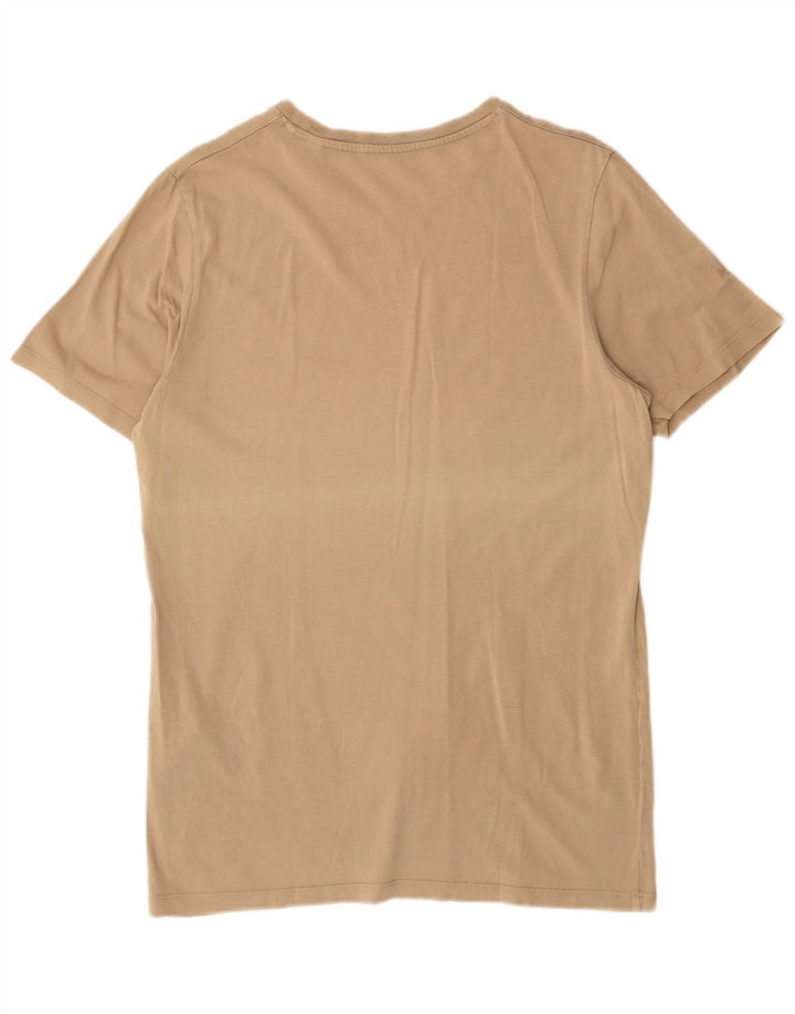 Jack & Jones Herre T-Shirt Top Stor Beige Bomuld