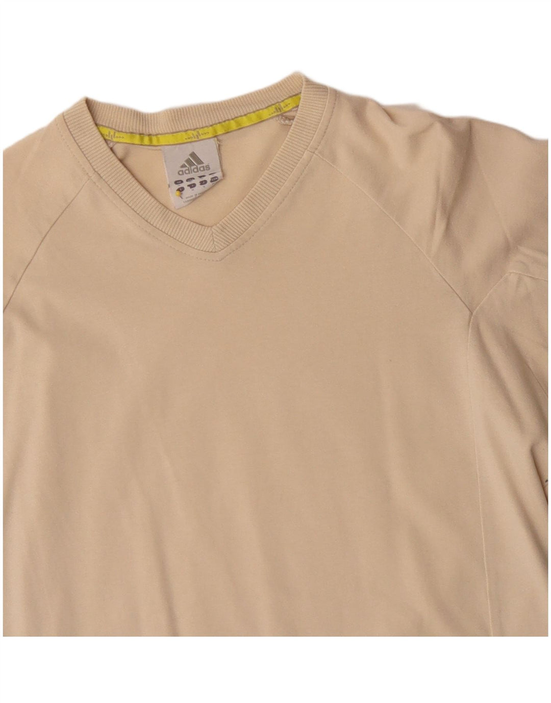 ADIDAS Herre Top Langærmet Medium Beige Bomuld