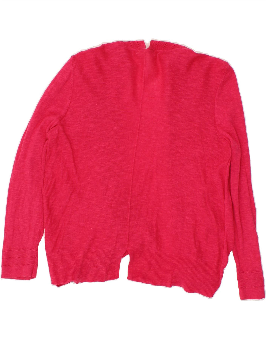 WHITE STUFF Womens Open Cardigan Sweater UK 10 Small  Pink Cotton Vintage White Stuff and Second-Hand White Stuff from Messina Hembry 