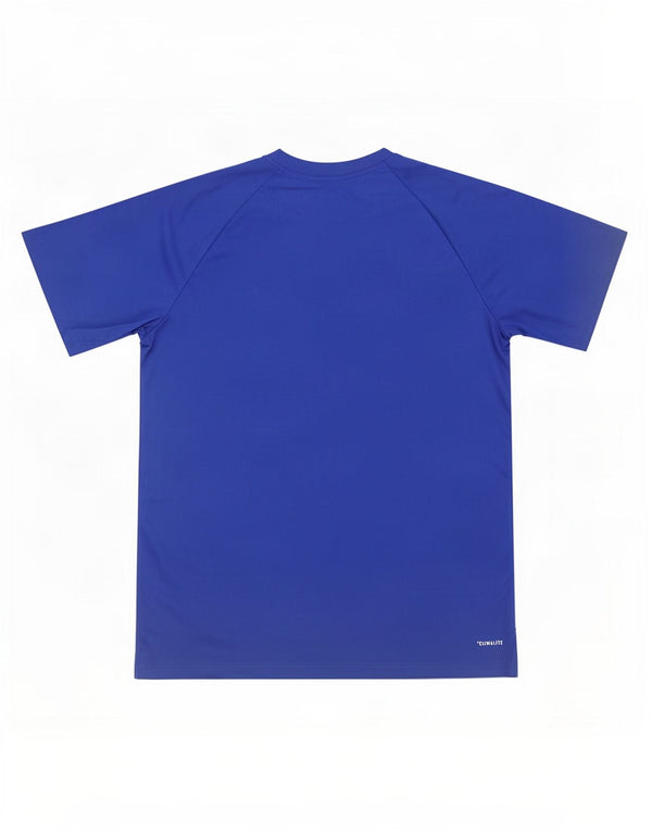 Adidas Herre Climalite T-Shirt Top Medium Blue Polyester
