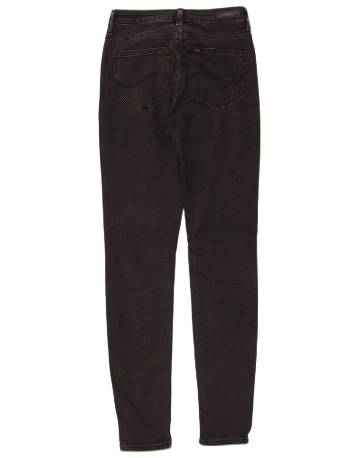 LEE Dame Scarlett High Skinny Jeans W28 L33 Sort Bomuld