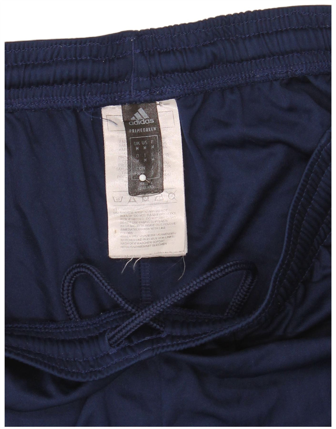 Adidas Herre Aeroready Graphic Sports Shorts Medium Navy Blue Polyester