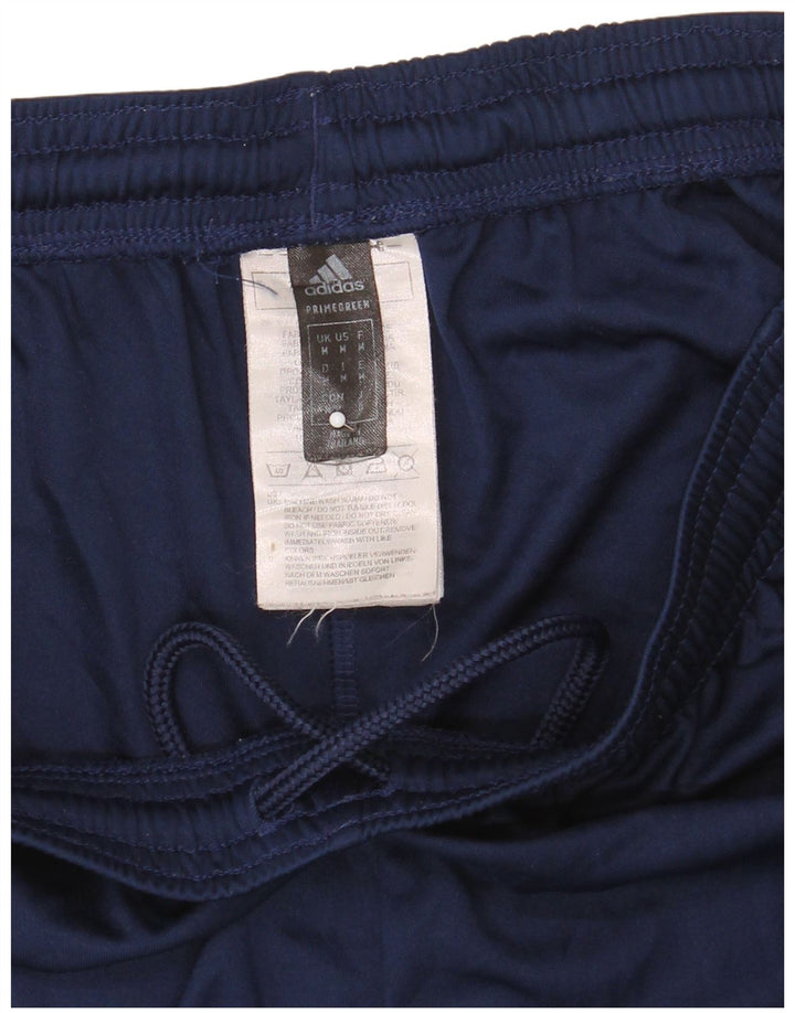 Adidas Herre Aeroready Graphic Sports Shorts Medium Navy Blue Polyester