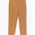 Zara Dame Slim Cropped Trousers Large W33 L24 Beige Polyester
