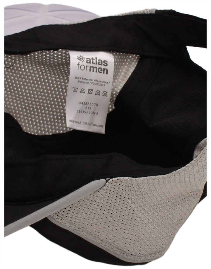 Atlas For Mænd Herre Baseball Cap One Size Sort Colourblock Polyester