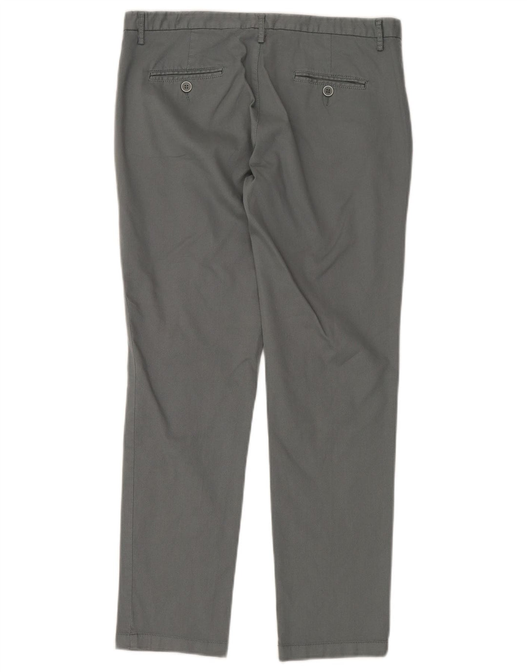 Benetton Dame Slim Chino Bukser IT 42 Medium W32 L28 Grå