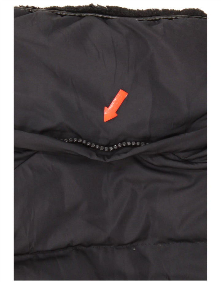 Zara Dame Polstret Jakke UK 14 Large Navy Blue