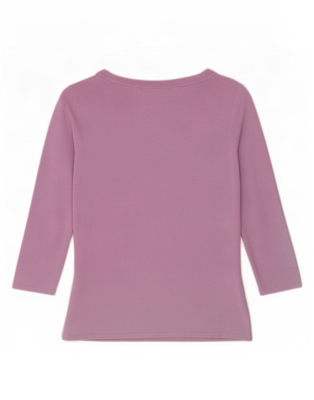 Zara Dame Top 3/4 ærme UK 12 Medium Lilla Viscose