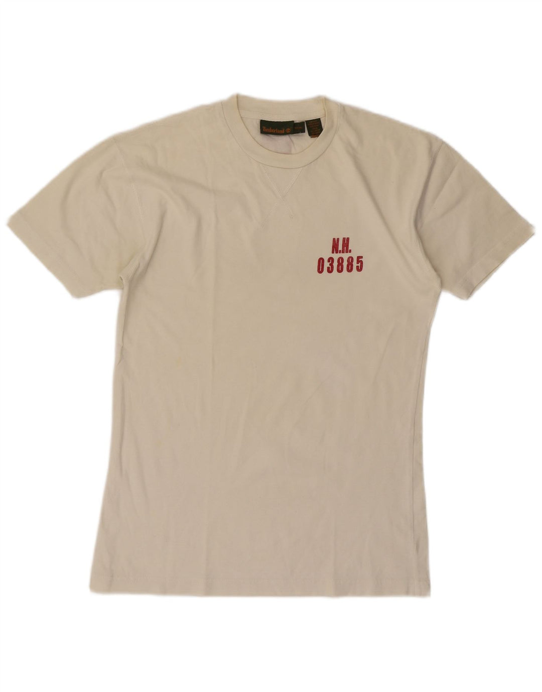 Timberland Herre grafisk T-shirt top lille hvid bomuld