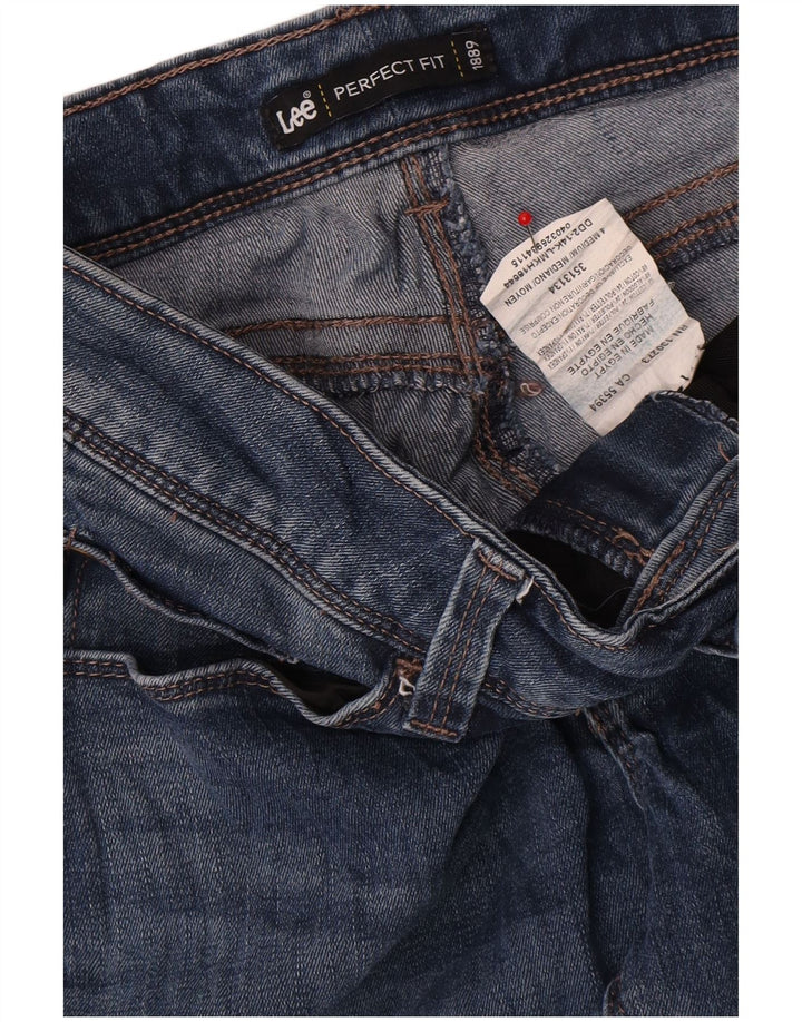 Lee Dame Straight Jeans US 4 Small W28 L30 Blue Cotton