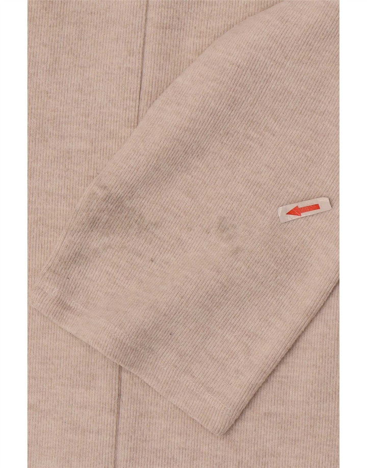 Zara Dame 3/4 Ærm Skift Kjole UK 12 Medium Beige