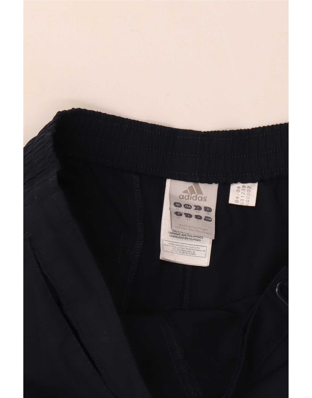 Adidas Dame Bermuda Shorts UK 12 Medium W30 Navy Blue Bomuld