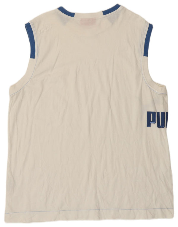 Nike Herre grafisk vest Top XL Hvid Colourblock