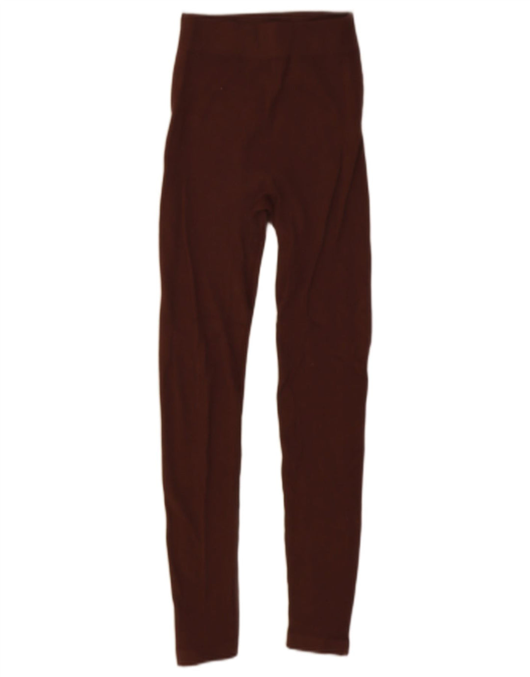 Zara Dame Leggings UK 4 XS Brun Nylon