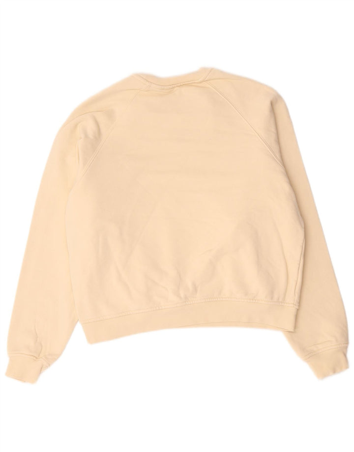 Zara Sweatshirt Jumper UK 14 Medium Beige Bomuld