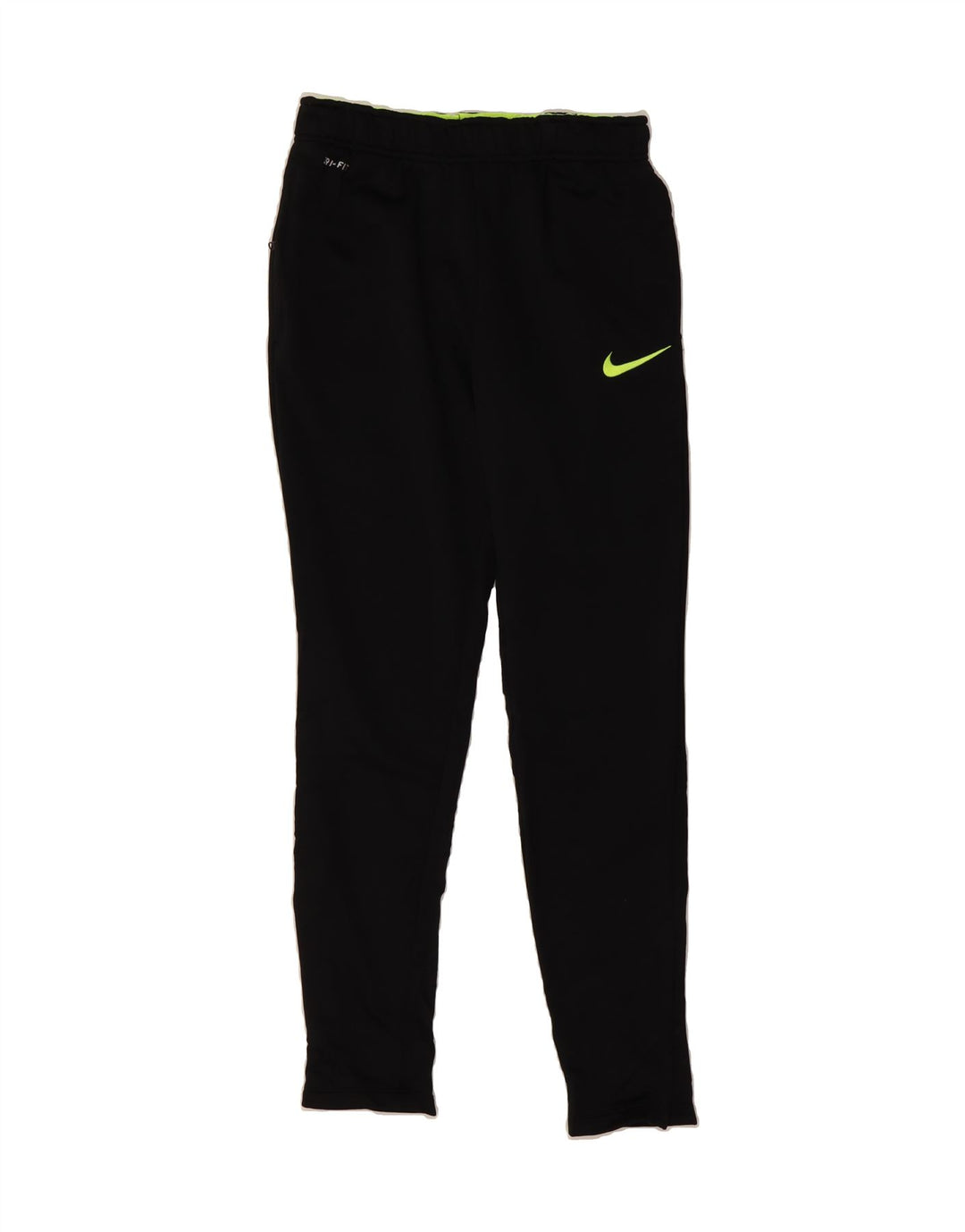 NIKE Womens Dri Fit Tracksuit Trousers UK 14 Medium  Black Polyester Vintage Nike and Second-Hand Nike from Messina Hembry 
