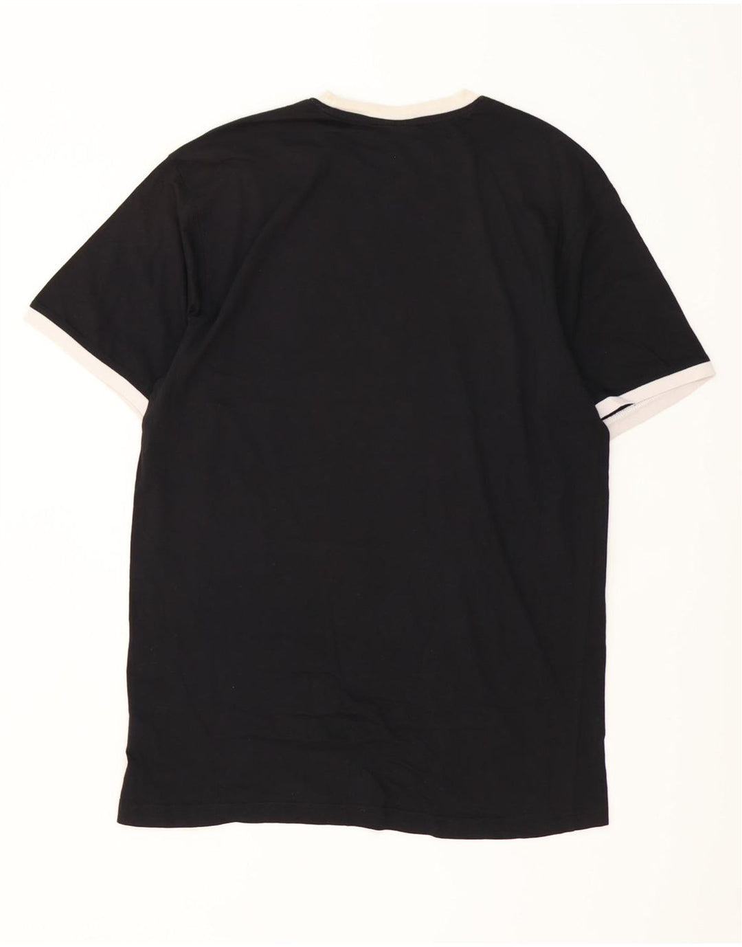 Fila Herre Grafisk T-Shirt Top XL Sort Bomuld