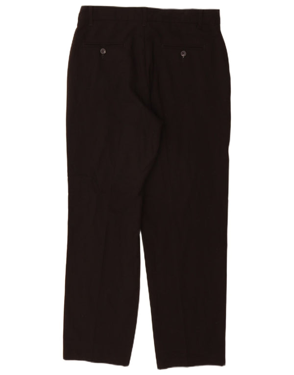 Izod drengebukser med lige jakkesæt 15-16 år W28 L28 sort polyester