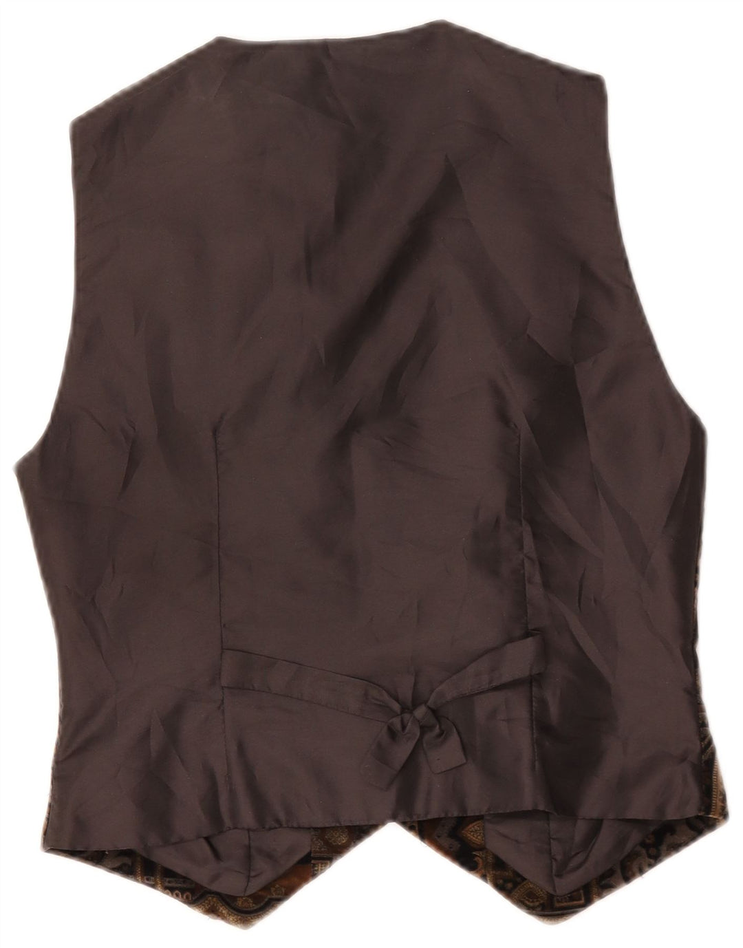 Abel Dame Velvet Vest IT 42 Medium Brun Paisley
