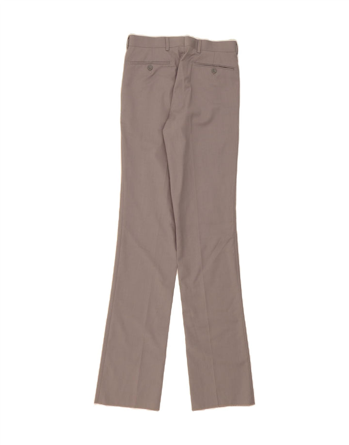 DOMENICO TAGLIENTE Mens Straight Suit Trousers W28 L35 Grey Vintage Domenico Tagliente and Second-Hand Domenico Tagliente from Messina Hembry 