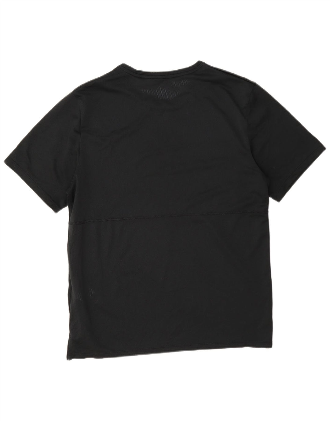 Nike Herre Dri Fit Se Through T-Shirt Top Medium Sort Polyester