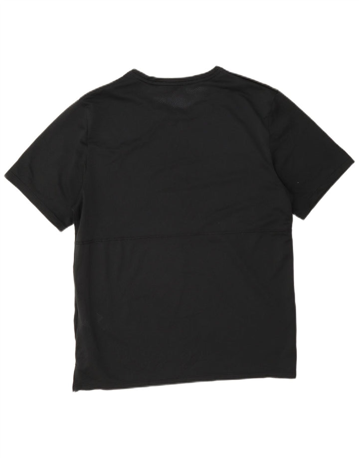 Nike Herre Dri Fit Se Through T-Shirt Top Medium Sort Polyester