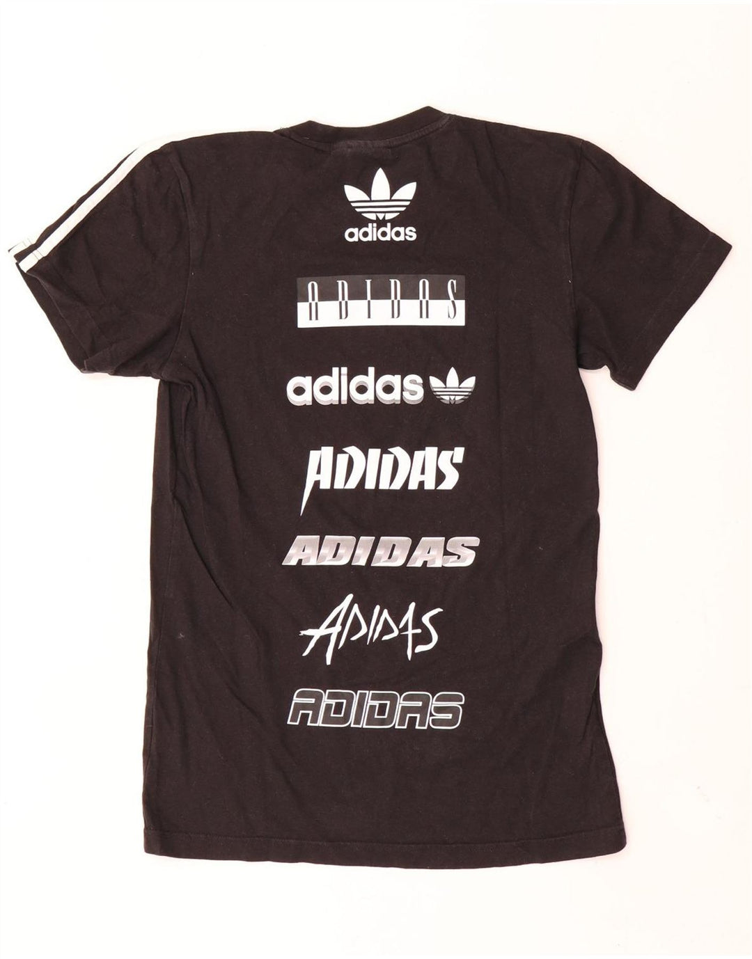 Adidas Herre grafisk T-shirt top lille sort bomuld