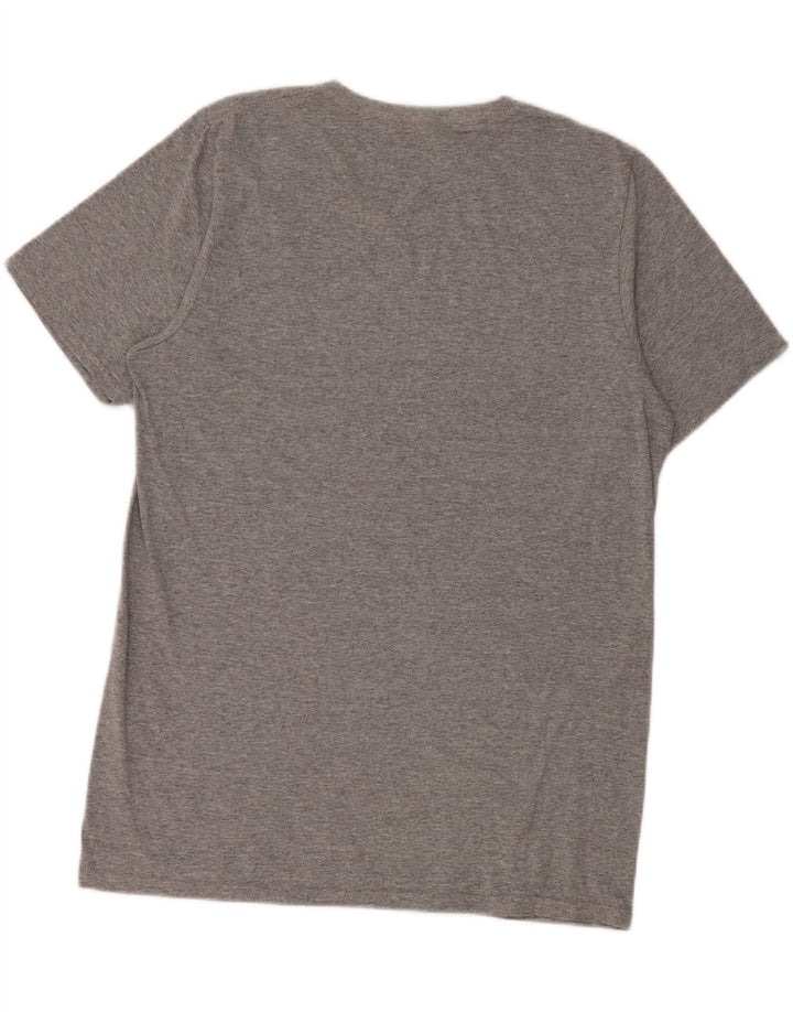 Russell Athletic Herre T-shirt Top Medium Grey Flecked Bomuld