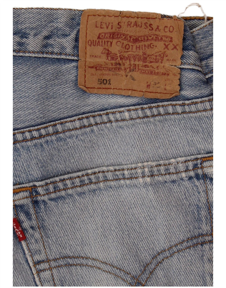 Levi's Womens 501 Denim Hot Pants med høj talje W24 XS Blå