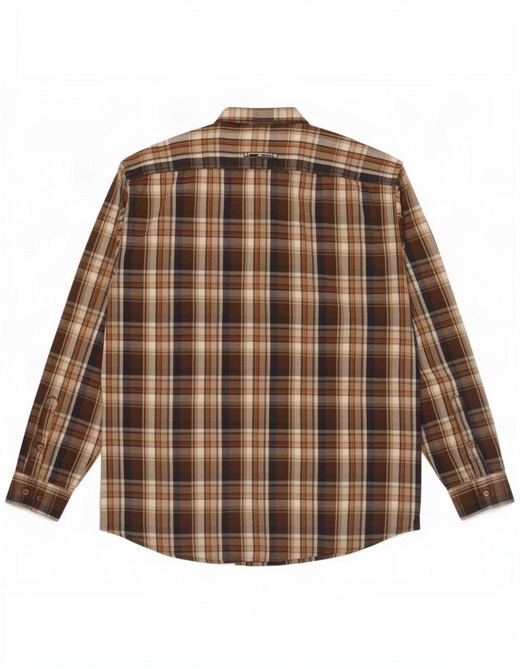 Camel Active herreskjorte 2XL brun ternet bomuld