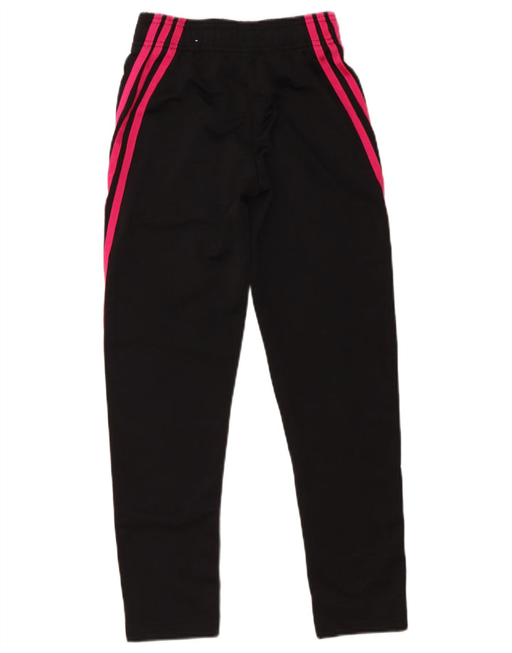 Adidas piger træningsbukser 9-10 år sort stribet polyester