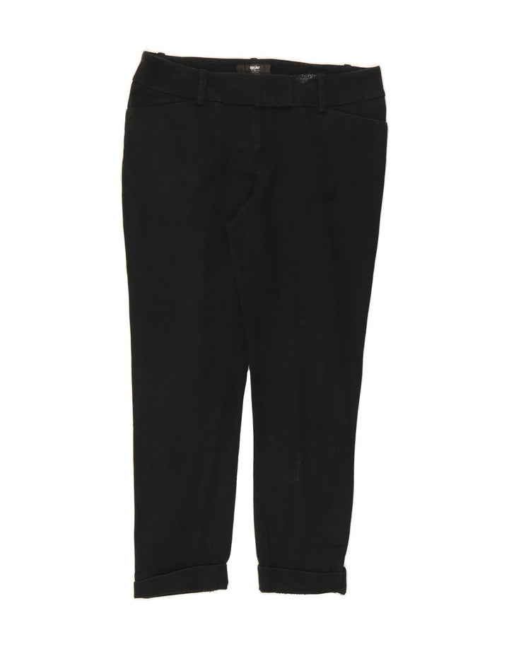 MOSSIMO Womens Slim Cropped Trousers W32 L24 Black Vintage Mossimo and Second-Hand Mossimo from Messina Hembry 