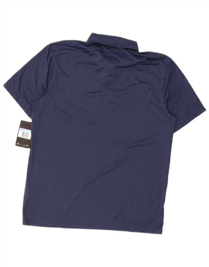 Nike Dri Fit poloshirt til mænd, medium marineblå polyester