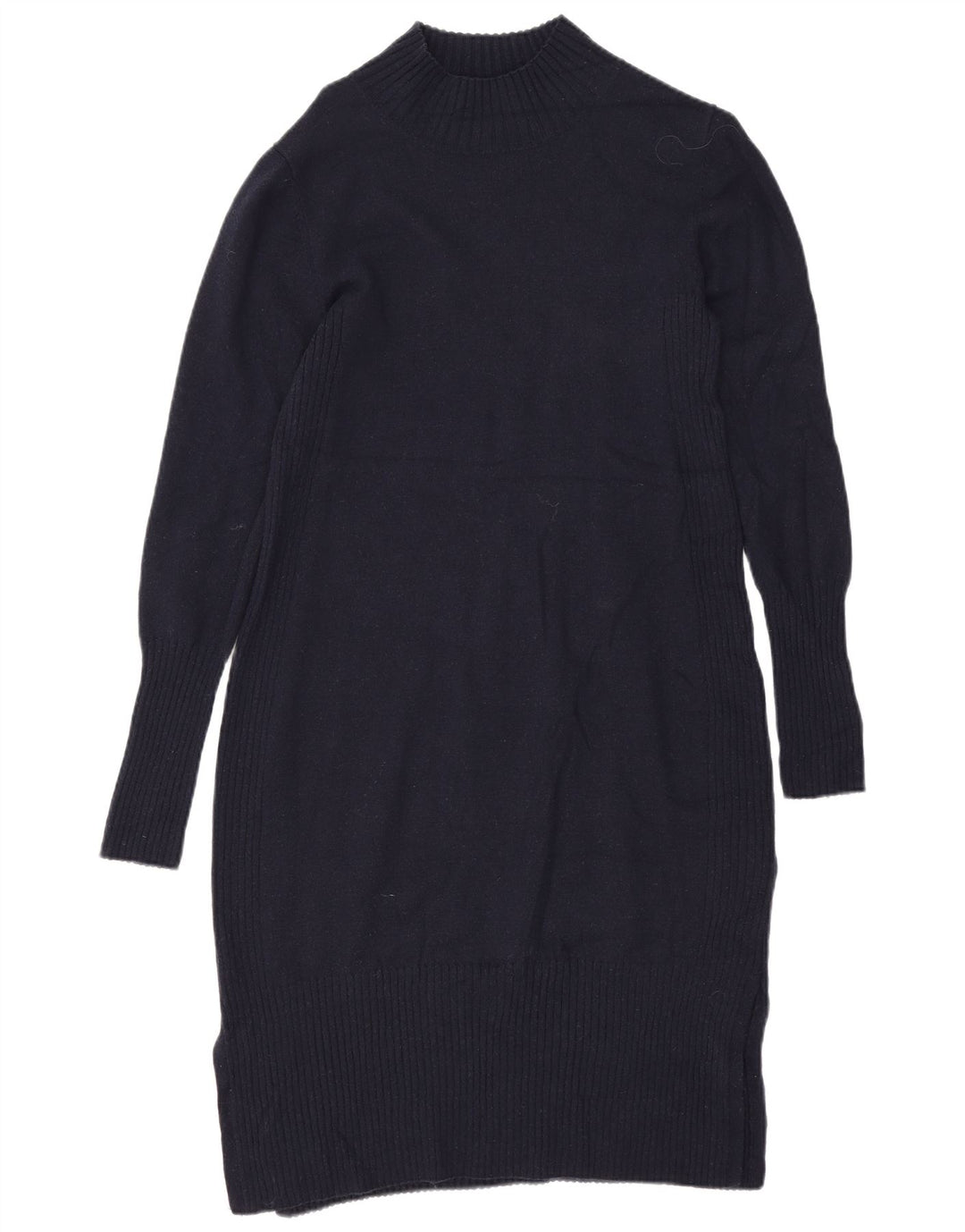 Hobbs Dame Jumper Dress UK 12 Medium Navy Blue Uld