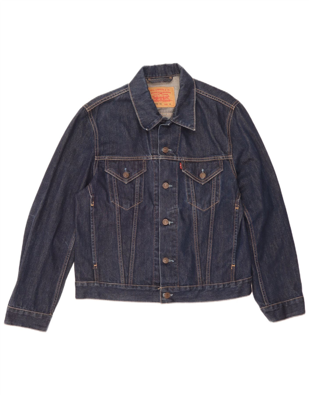 Levi's Herre denimjakke UK 38 Medium Navyblå Bomuld