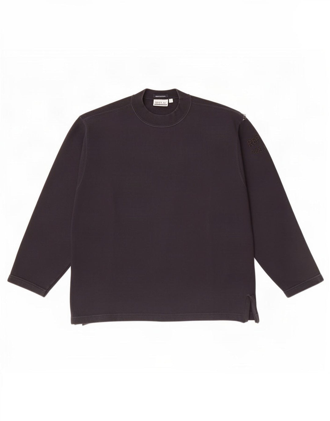 Replay Dame Sweatshirt Jumper UK 14 Medium Navy Blue