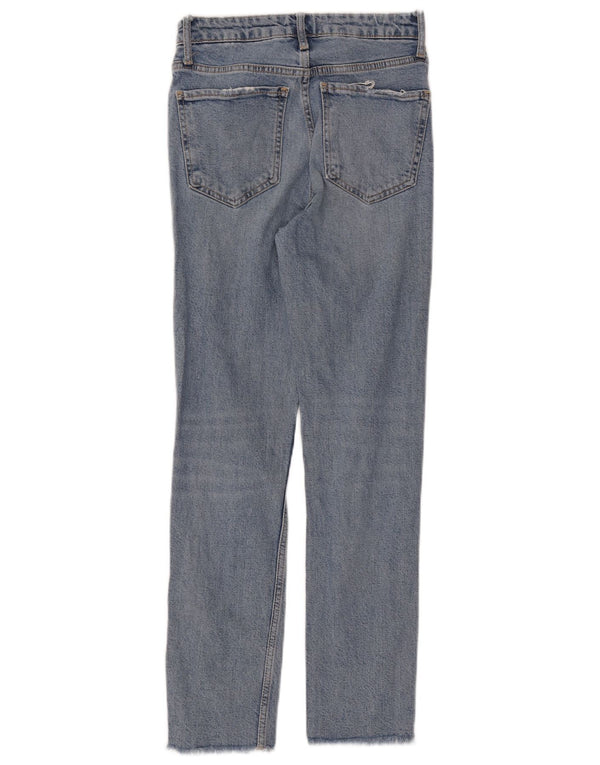 Zara Dame Slim Jeans EU 34 2XS W24 L27 Blå