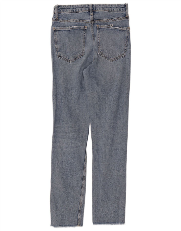 Zara Dame Slim Jeans EU 34 2XS W24 L27 Blå