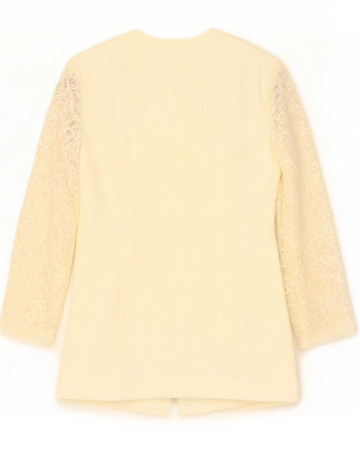 Rebecca Dame Blazer Jacket IT 42 Medium Beige Polyester