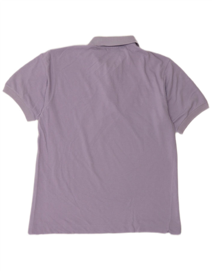Lacoste herre poloshirt størrelse 4 Medium lilla bomuld