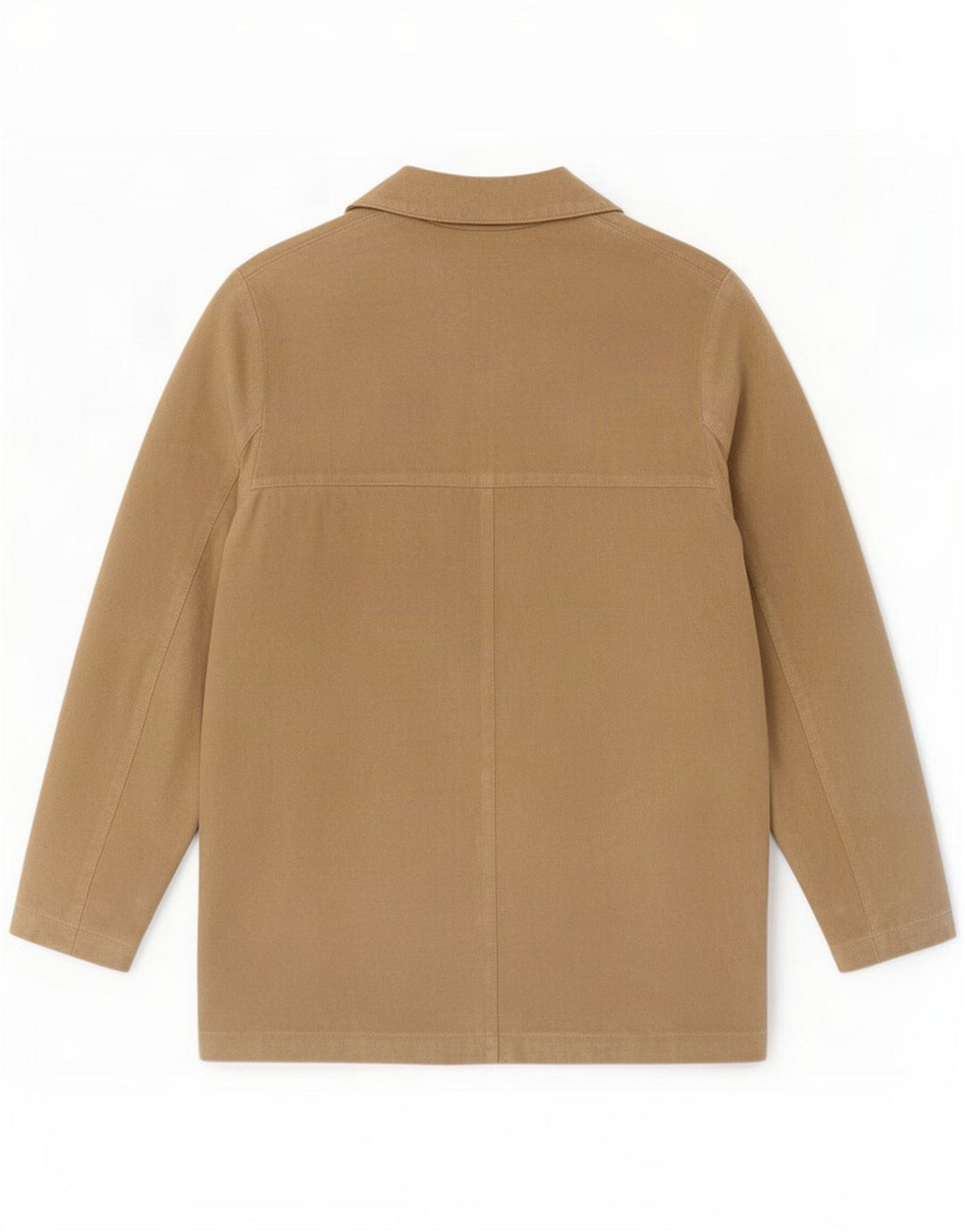Vintage Dame Ruskindsjakke IT 40 Lille Beige Læder