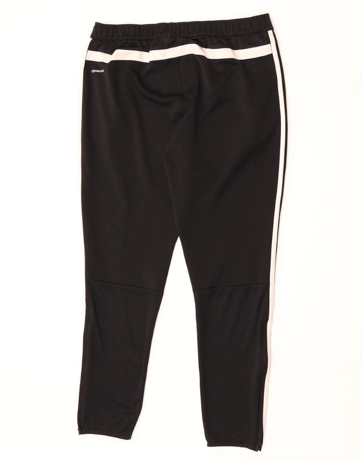 ADIDAS Herre Climacool Træningsdragt Bukser Joggers Large Black Colourblock