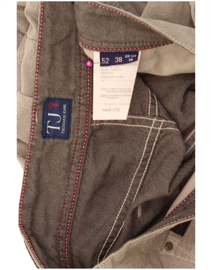 Trussardi Straight Jeans til mænd W36 L31 Beige Bomuld