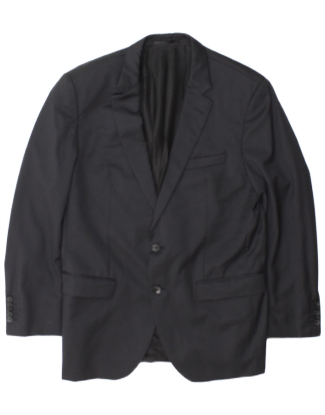 Hugo Boss Herre skræddersyet 2-knaps blazerjakke EU 52 XL grå nålestribe