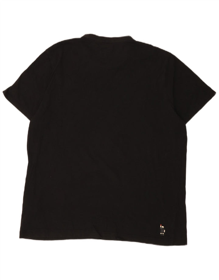 Puma Herre Grafisk T-Shirt Top XL Sort Bomuld