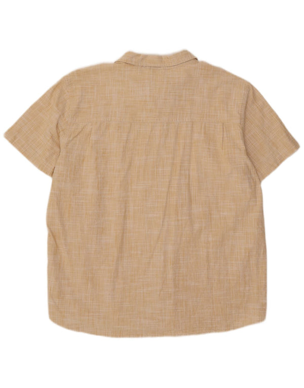 Mountain Warehouse Kortærmet Herreskjorte 2XL Beige Bomuld