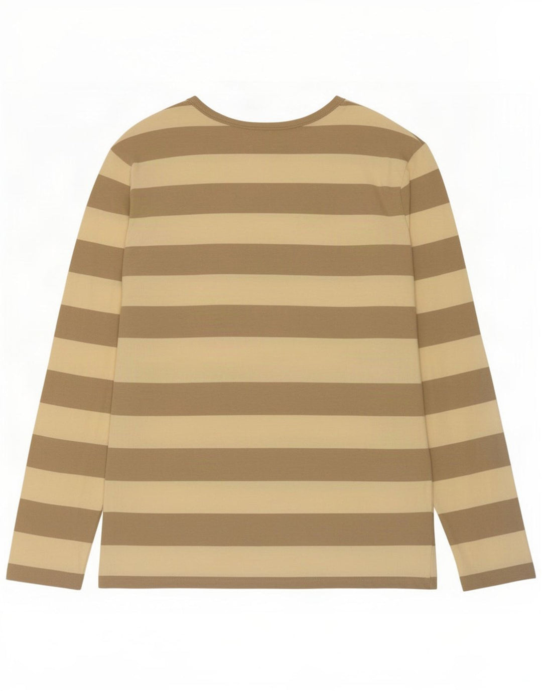 Gap Herre Top Langærmet Medium Beige Stribet Bomuld