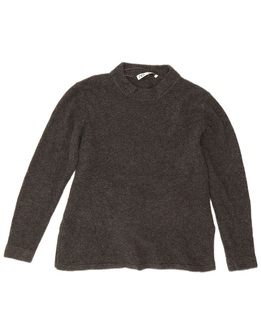 Zara Dame sweater med rund hals DK 14 Medium Grå