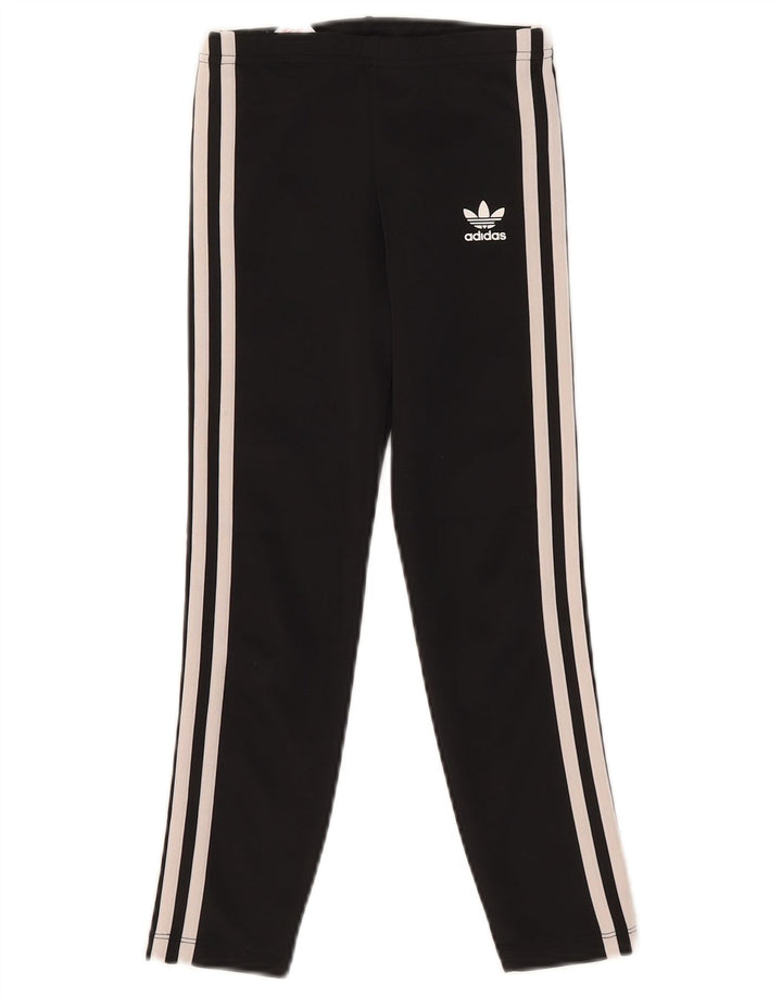 Adidas Pige Leggings 7-8 År Sort Polyester