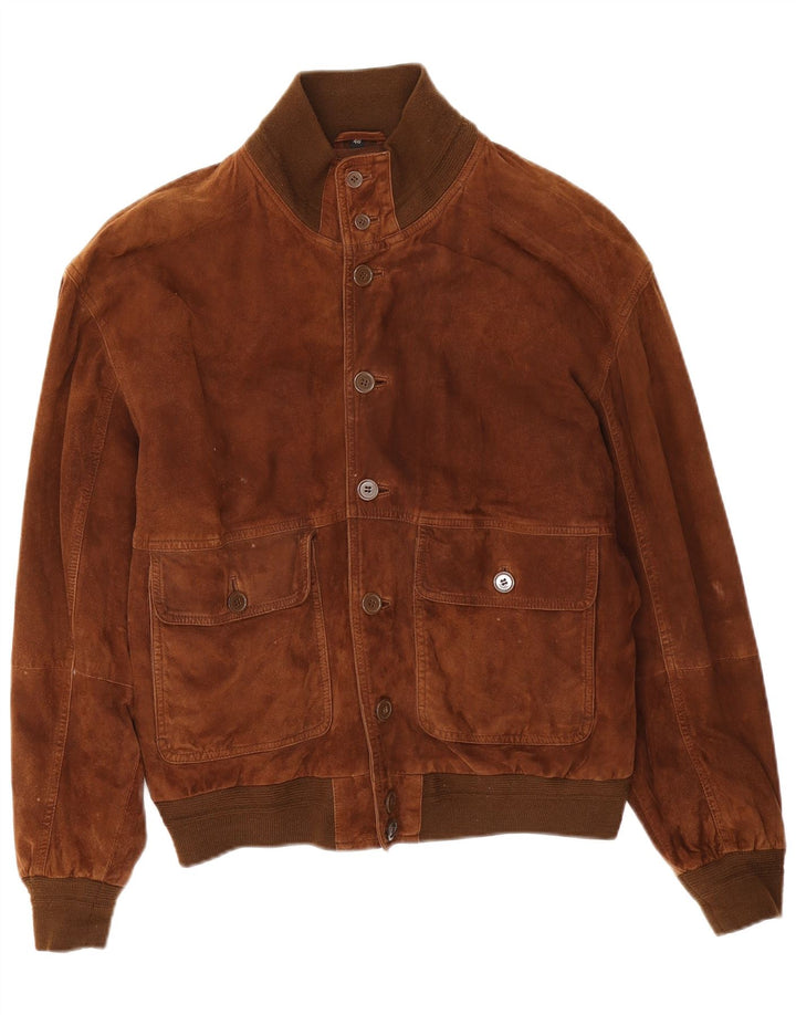 Conbipel Herre Ruskind Bomber Jacket IT 48 Medium Brun Læder
